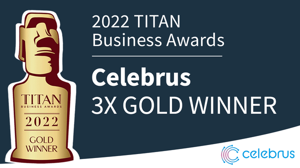 Celebrus 3X Gold Winner for Innovation, Technical Team and Website